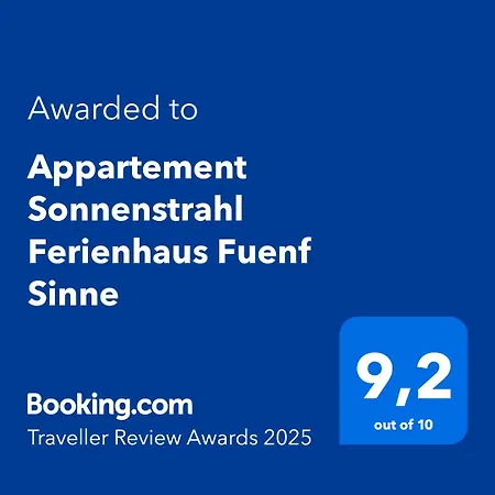 Sonnenstrahl Fuenf Sinne Appartamento *